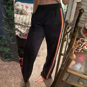 Urban Outfitters rainbow stripe track pants